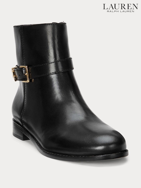 Lauren Ralph Lauren Brooke Leather Ankle Boots (119433) | £85