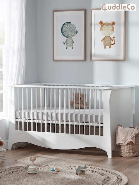 CuddleCo White Clara Cot Bed (121477) | £399