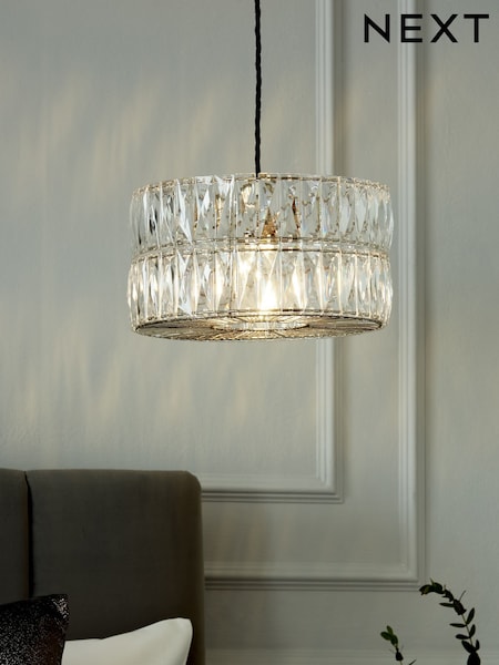 Clear Aria Easy Fit Lamp Shade (121743) | £75