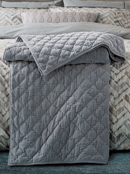 Bedeck Of Belfast Albany Danza Quilted Cotton Throw