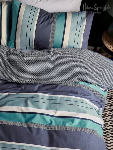 Helena Springfield Horizon Striped Duvet Cover & Pillowcase Set