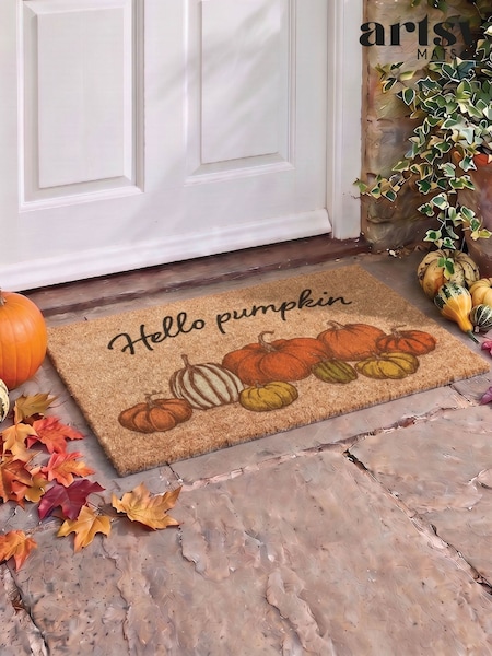 Artsy Mats Hello Pumpkin Doormat