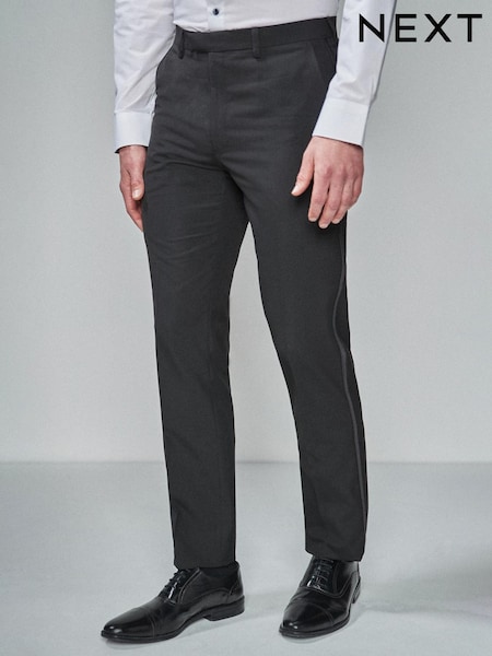 Tape Detail Regular Fit Tuxedo Suit Trousers (127417) | £35