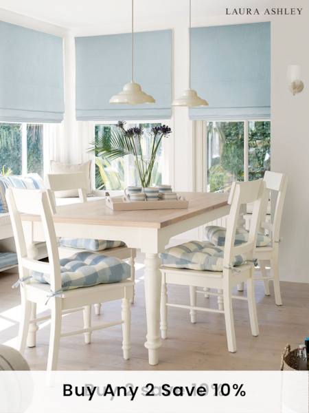 Laura Ashley White Dorset Dining Table (127563) | £1,025
