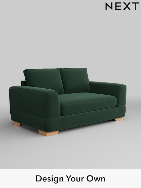 Plush Velvet Easy Clean/Bottle Green Clayton (128410) | £1,125