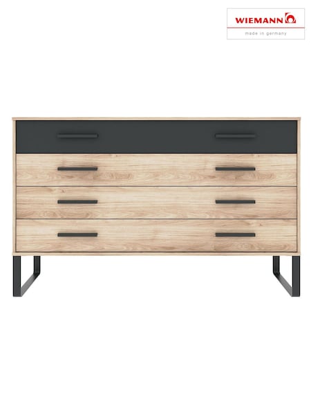 Wiemann Oak Jenson Chest of 4 Drawer Wide Drawers (128426) | £970