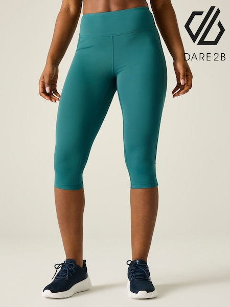 Green - Dare 2b Influential Ii 3/4 Leggings
