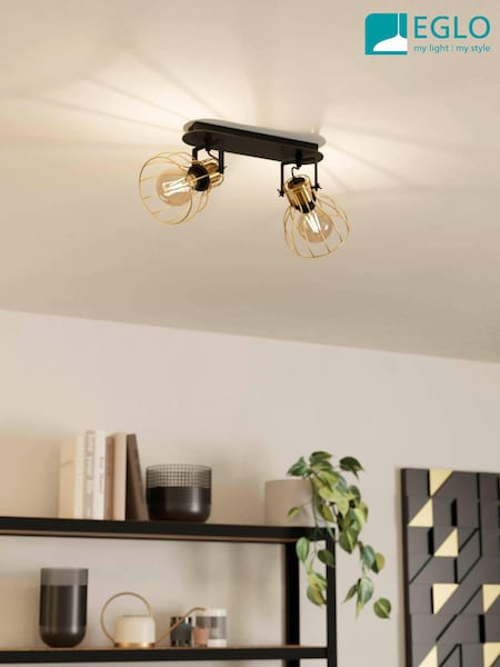 Eglo Black Sambatello Ceiling Spotlight (131103) | £58