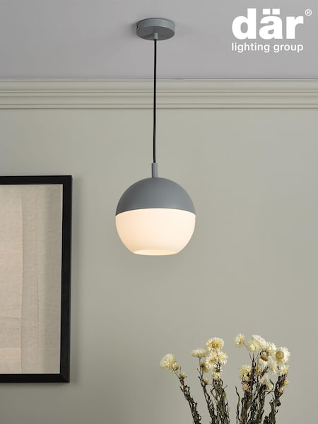 Dar Lighting Champagne Gold Andre Ceiling Light Pendant (131315) | £45