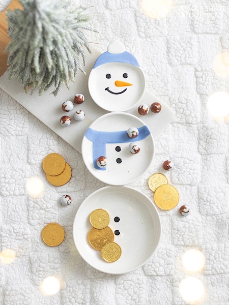 Something Different Set Of 3 Winter Snowmen Stacking Bowls