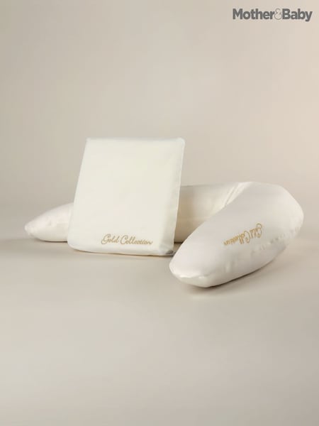 Mother&Baby White Support Pillow And Wedge Set (132072) | £35