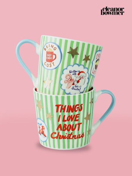 Eleanor Bowmer About Christmas Mug Set (132297) | £24