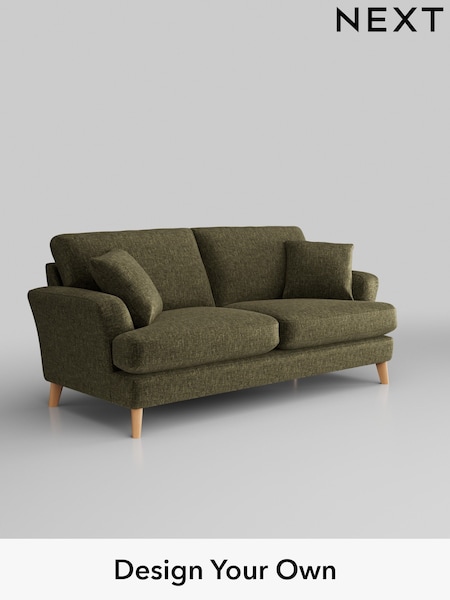 Plush Chenille/Moss Green Conway Relaxed Sit (132761) | £1,350