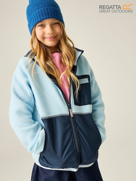 Blue - Regatta Munro Hybrid Fleece Jacket