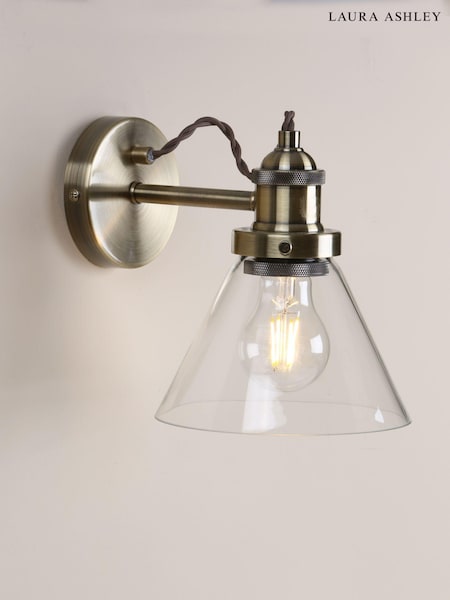 Laura Ashley Brass Isaac Wall Light (135576) | £85