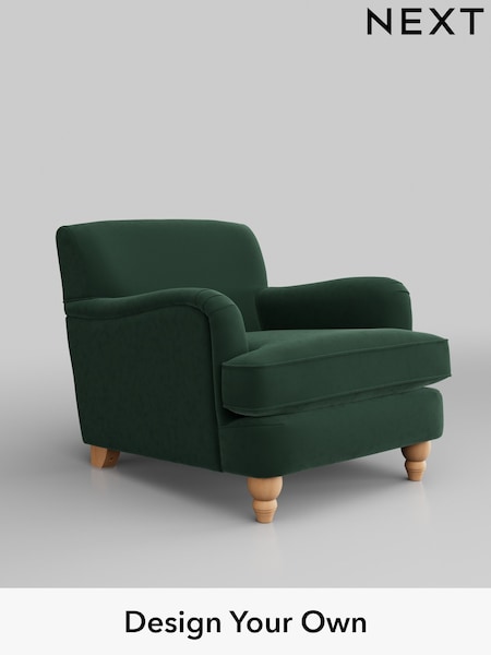 Plush Velvet Easy Clean/Bottle Green Lilly Ii (135976) | £650