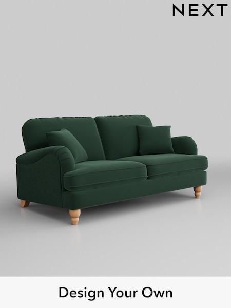 Plush Velvet Easy Clean/Bottle Green Lilly Ii (135976) | £950