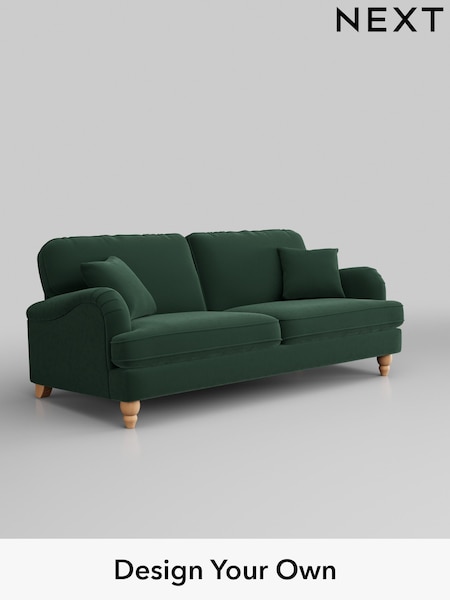 Plush Velvet Easy Clean/Bottle Green Lilly Ii (135976) | £1,050