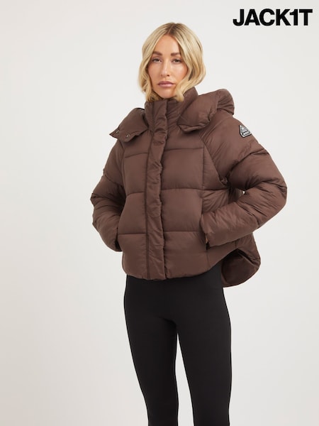 Brown - Jack1t Cloud Crop Jacket