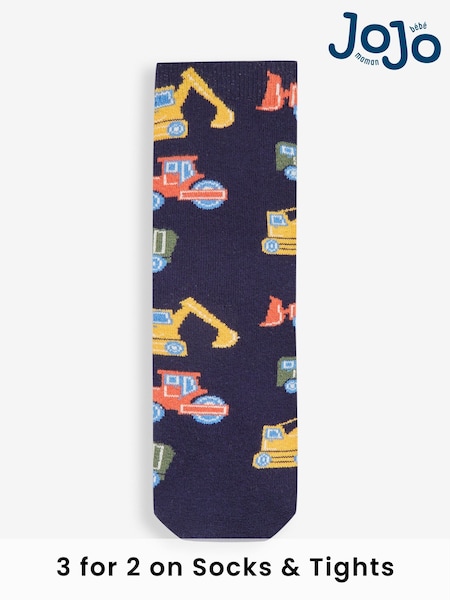 JoJo Maman Bébé Navy Blue Welly Socks (136887) | £9.50