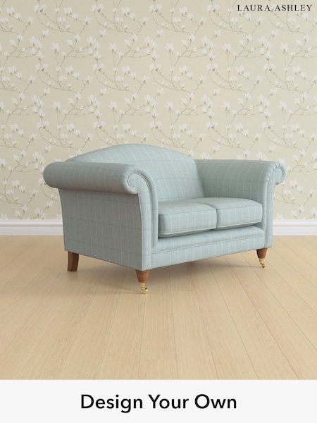 Carolyn Check/Duck Egg Gloucester By Laura Ashley (137100) | £1,200