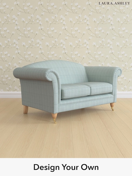 Carolyn Check/Duck Egg Gloucester By Laura Ashley (137100) | £1,300