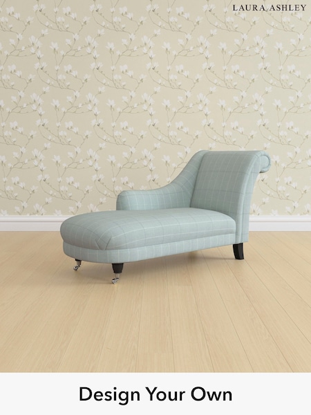 Carolyn Check/Duck Egg Gloucester By Laura Ashley (137100) | £1,100