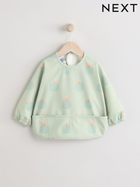 Apple Baby Weaning And Feeding Sleeved Bib (137765) | £9 - £10