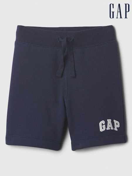 Gap Blue Pull On Logo Baby Jogger Shorts (Newborn-5yrs) (138001) | £12