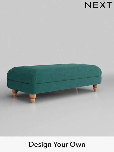 Fine Chenille Easy Clean/Dark Juniper Green Ashford Highback (138930) | £475