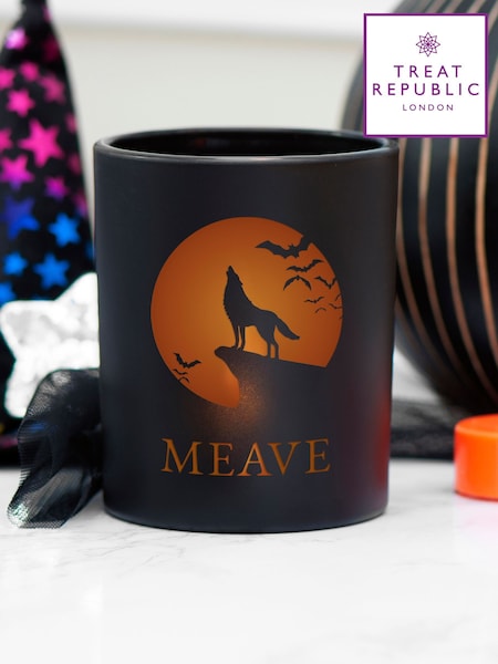 Howling Wolf Candle Holder By Treat Republic