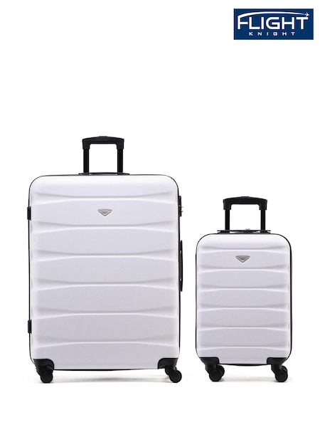 Set Of 2 Large Check-In & Small Carry-On Hardcase Travel Suitcase (140554) | £110