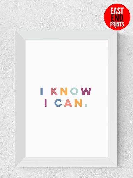 East End Prints Black I Know I Can Print (140985) | £50 - £130