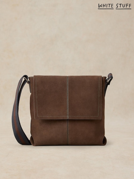 Brown - Regular White Stuff Benji Leather Cross-body Bag