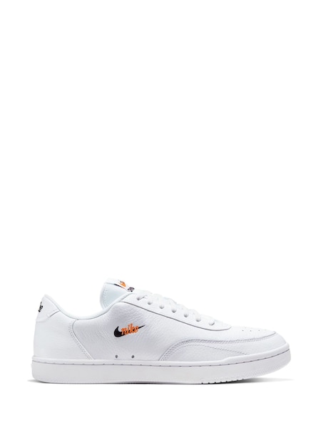 Nike White/Black Court Vintage Premium Trainers (143083) | £36