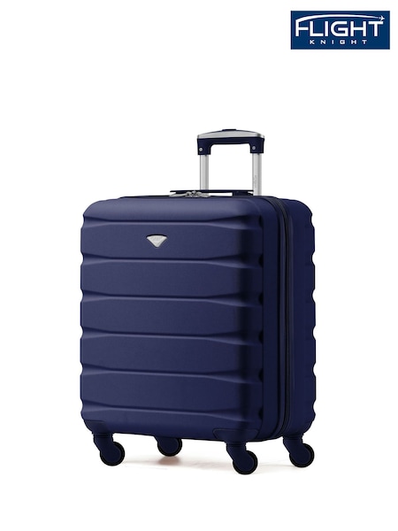 Flight Knight 56x45x25cm EasyJet Overhead 4 Wheel ABS Hard Case Cabin Carry On Hand Luggage (145310) | £50