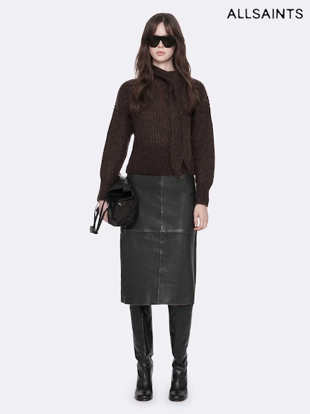 Black - Allsaints Olivia Skirt