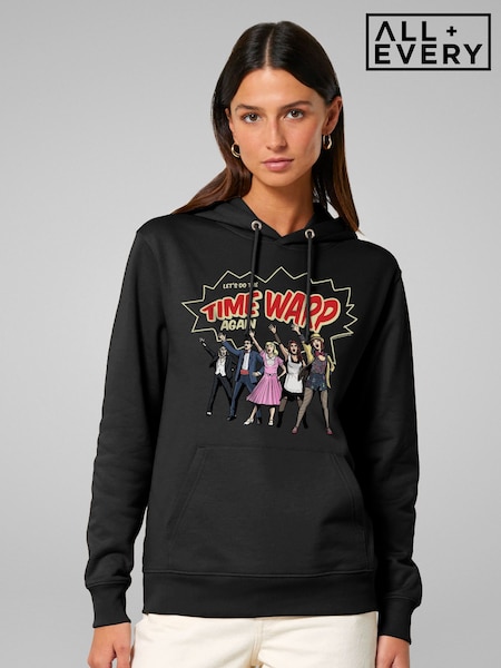 Black - All + Every Rocky Horror Show Time Warp Lineup Hooded Sweatshirt