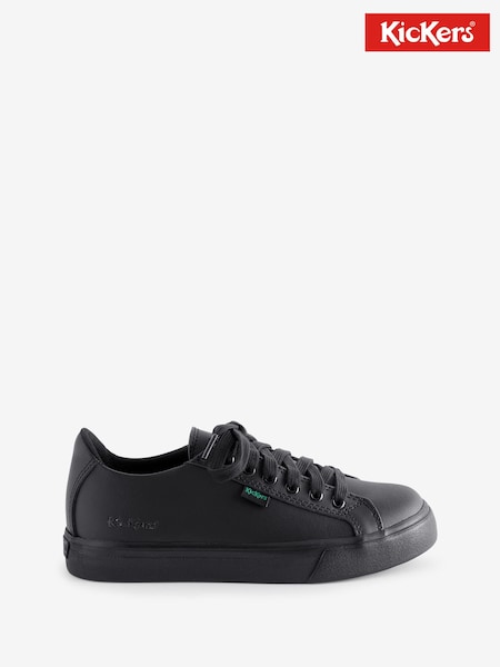 Kickers Black Tovni Lacer Leather Shoes (147249) | £50