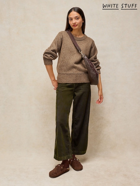 Brown - White Stuff Lucie Crew Neck Jumper