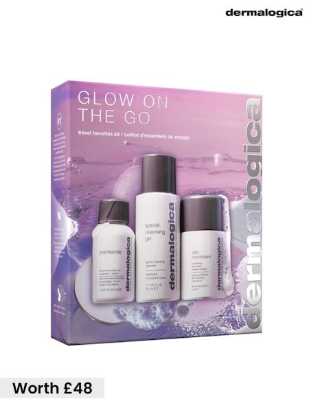 Dermalogica Glow On The Go Skincare Gift Set (worth £48)