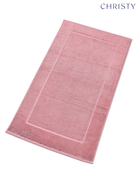 Christy Blush Pink Supreme 1000GSM 100% Cotton Bat Mat (149555) | £16