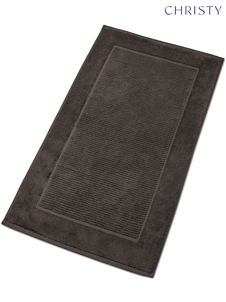 Christy Graphite Grey Supreme 1000GSM 100% Cotton Bat Mat (149557) | £16