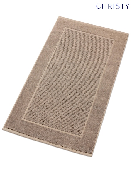 Christy Mocha Brown Supreme 1000GSM 100% Cotton Bat Mat (149614) | £16