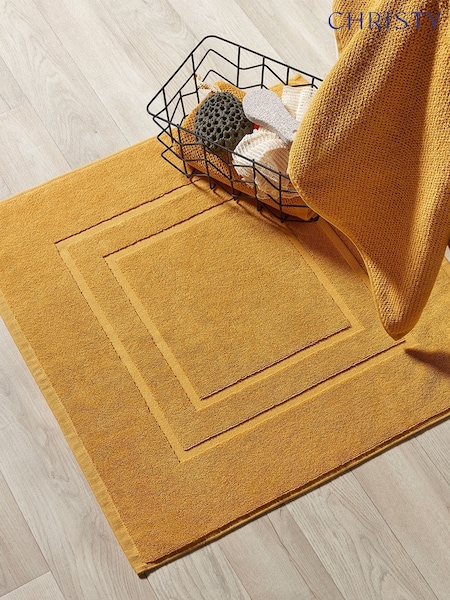 Christy Saffron Brixton 850GSM 100% Cotton Shower Mat (149647) | £15
