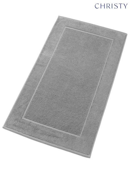 Christy Silver Grey Supreme 1000GSM 100% Cotton Bat Mat (149732) | £16