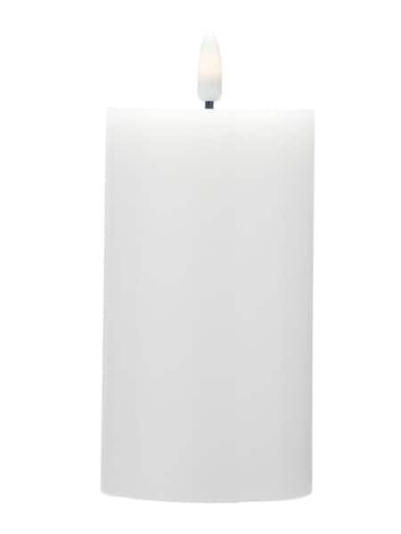 Otters Brook Set Of Bo Lit Wax Flickering Pillar Candle