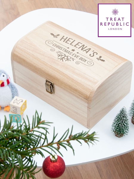 Natural - Personalised Christmas Eve Chest Storage