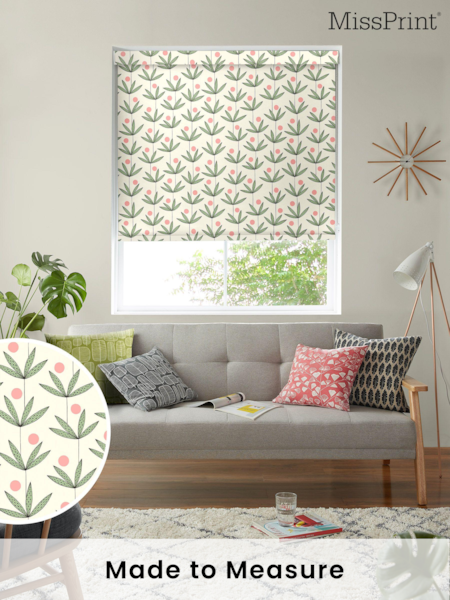 MissPrint Glades Palm Tree Made to Measure Roller Blinds (150109) | £58