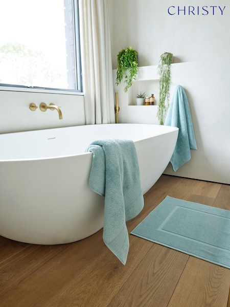 Christy Blue Haze Cotton Fluffy Twist Towel (151302) | £26 - £38